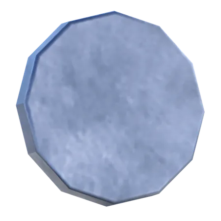 Dodecagon Shape  3D Icon