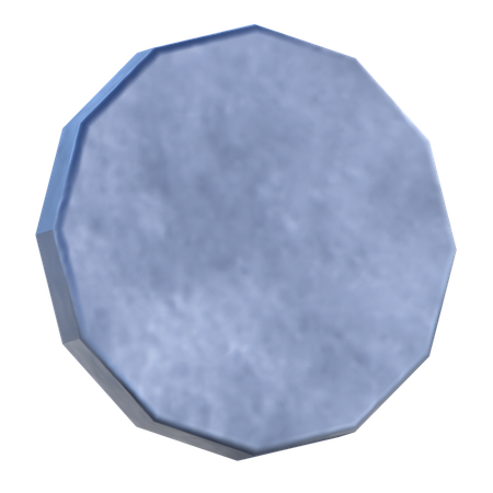 Dodecagon Shape  3D Icon