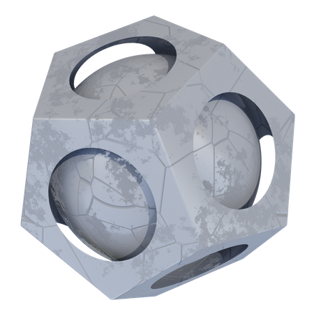 Dodecahedron  3D Illustration