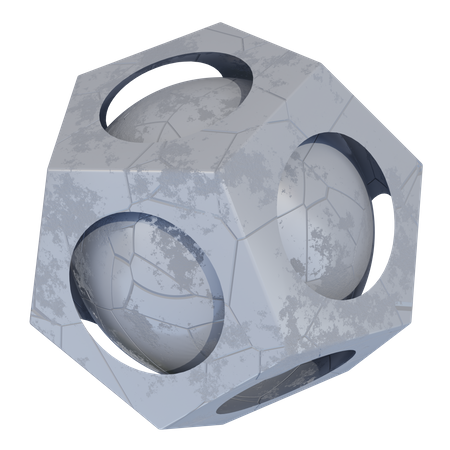 Dodecahedron 3D Illustration