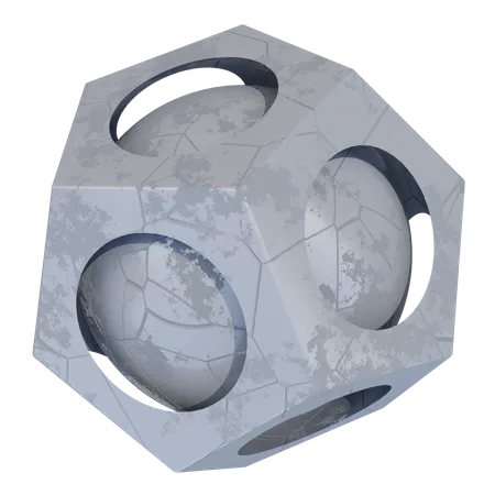 Dodecahedron 3D Illustration