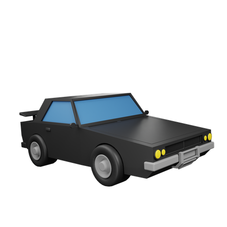 Ausweichen auto  3D Icon