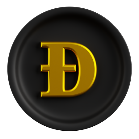 Dodge Coin  3D Icon