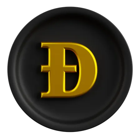 Dodge Coin  3D Icon