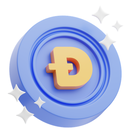 Dodgecoin  3D Icon