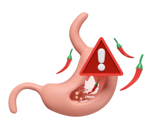 Doença gástrica  3D Icon