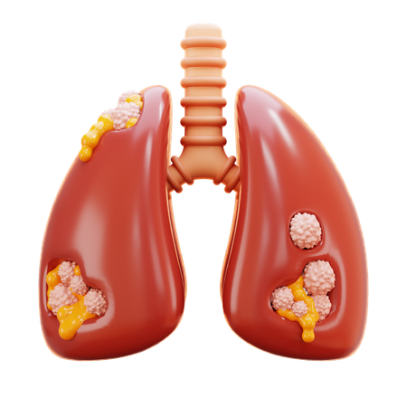 Doente pulmonar  3D Icon