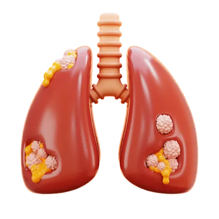 Doente pulmonar  3D Icon