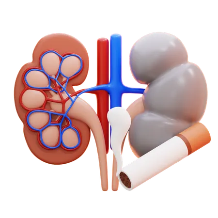 Doente renal  3D Icon