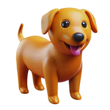 犬  3D Icon