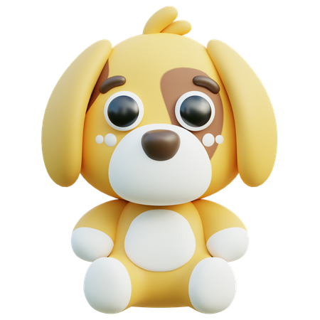 犬  3D Icon