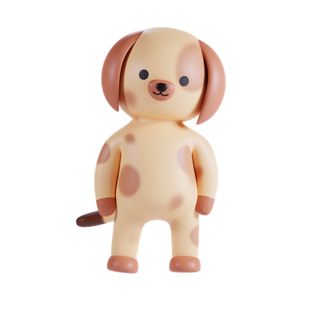 Dog  3D Illustration