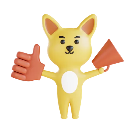 Dog  3D Illustration