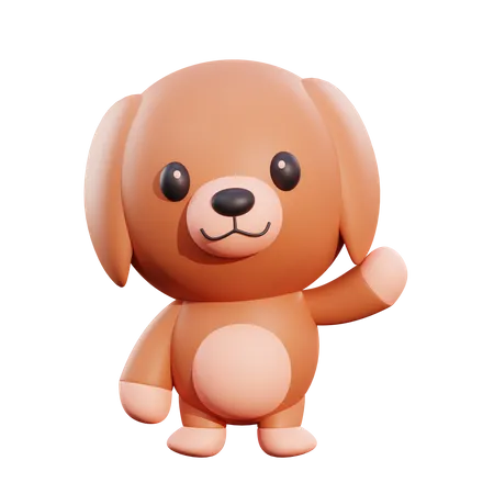 Dog  3D Illustration