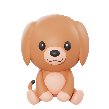 Dog  3D Illustration