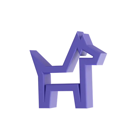 Dog 3D Icon