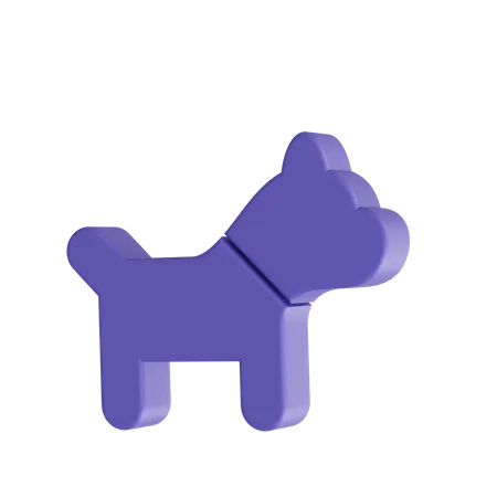 Dog 3D Icon