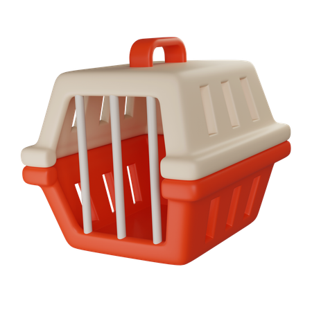 Dog And Cat Pet Carrier  3D Icon