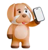 Dog Bring Smartphone