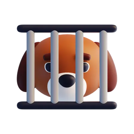 Dog Cage  3D Icon