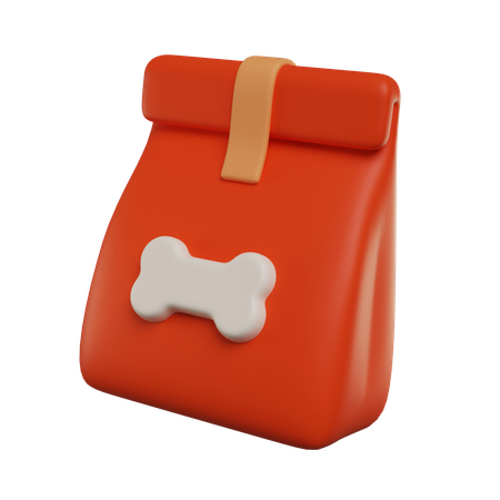 Dog Food Package  3D Icon