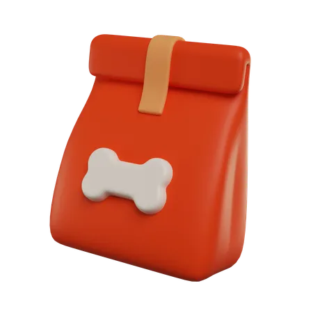 Dog Food Package  3D Icon