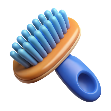 Dog Grooming Brush  3D Icon