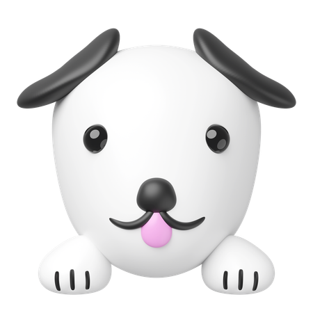 Dog Head  3D Icon
