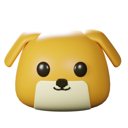 Dog Head  3D Icon