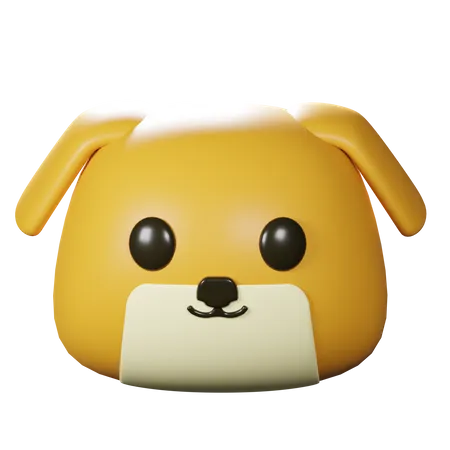 Dog Head  3D Icon