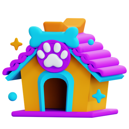 DOG HOUSE  3D Icon