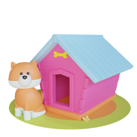 Dog House 3D Icon