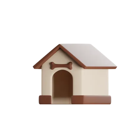 Dog House 3 D Render Isolated Images 3D Icon