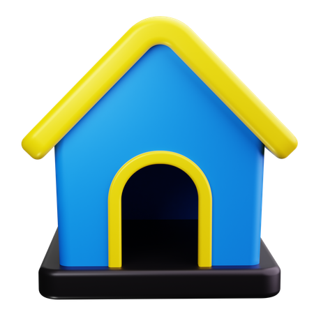 Dog House Pet House  3D Icon