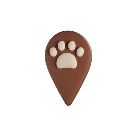 Dog Location  3D Icon
