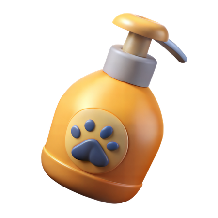 Dog Shampoo Bottle  3D Icon