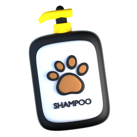 Dog Shampoo Bottle  3D Icon