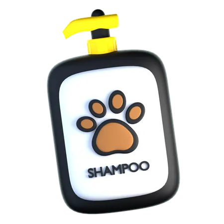 Dog Shampoo Bottle  3D Icon