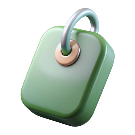 Dog Tag  3D Icon