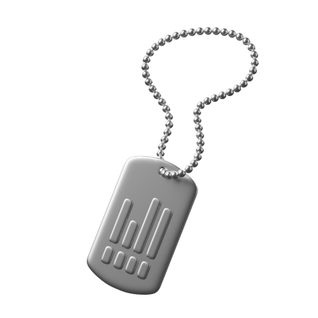 Dog Tags  3D Icon