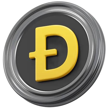 Meme Inspired Cryptocurrency 3D Icon