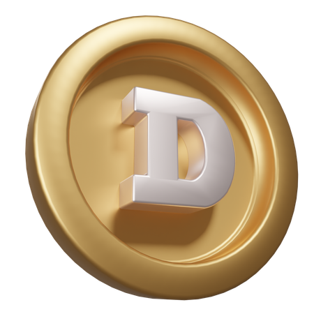 Doge Coin  3D Icon