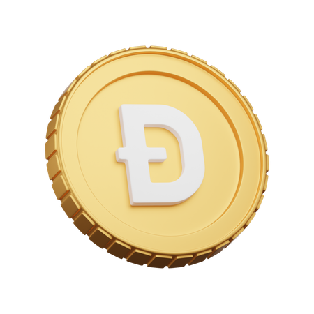 Doge Coin  3D Icon