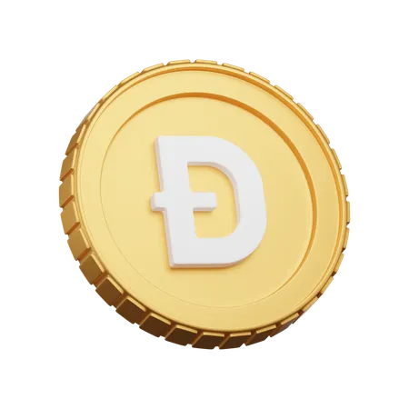 Doge Coin  3D Icon