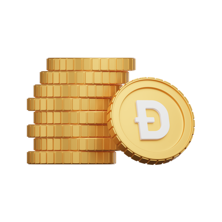 Doge Coin  3D Icon