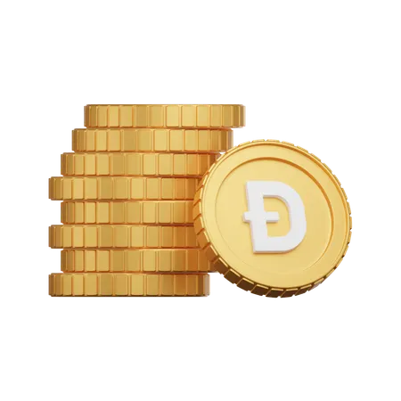 Doge Coin  3D Icon