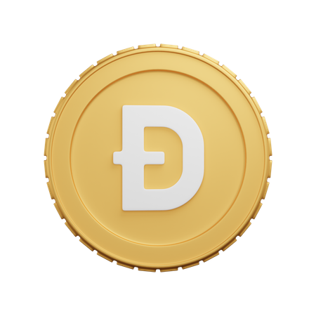 Doge Coin  3D Icon