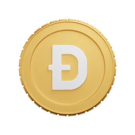 Doge Coin  3D Icon