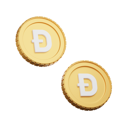Doge Coin  3D Icon