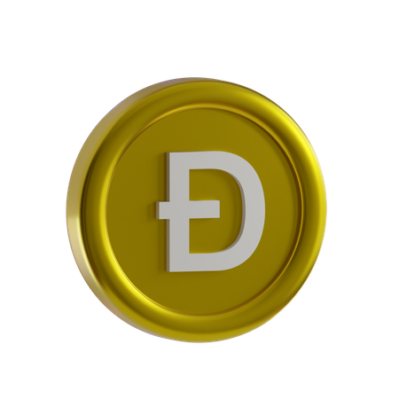 Doge Coin  3D Icon